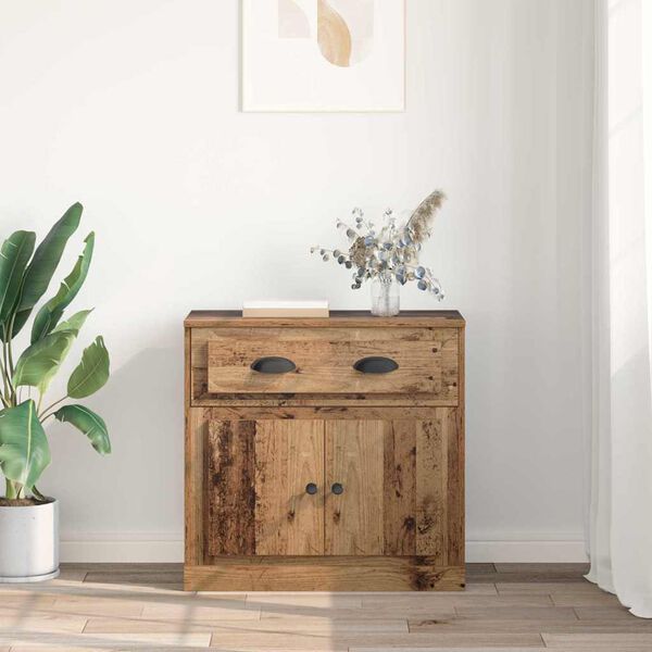vidaXL Highboard Altholz 70 x 35,5 x 67,5 cm Holzwerkstoff