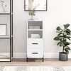 vidaXL Sideboard Wei&szlig; 34,5x34x90 cm Holzwerkstoff