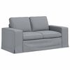 vidaXL Sofa Set 2 pcs Hellgrau 182 x 80 x 82 cm Stoff
