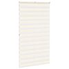 vidaXL Doppelrollo Marmorbeige 120x200cm Stoffbreite 115,9 cm Polyester