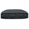 vidaXL Kissen Schwarz 80 x 80 x 12 cm Oxford-Stoff