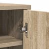 vidaXL Schuhschrank Sonoma-Eiche 60x35x92 cm Holzwerkstoff