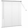 vidaXL Fensterjalousie mit Vorh&auml;ngen Dunkelgrau Aluminium