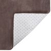 vidaXL Hochflor-Teppich Taupe 300x200 cm