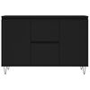 vidaXL Sideboard Schwarz 101,5x35x70 cm Holzwerkstoff