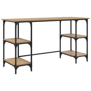 vidaXL Schreibtisch Artisan-Eiche Holzwerkstoff 140 x 50 x 75 cm