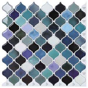 vidaXL Lanturn Fliese 50 Stk. Blaugr&uuml;n 27 x 27 cm Polyurethan und PET
