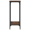vidaXL Konsolentisch Braun Eichen-Optik 75x30,5x75 cm Holzwerkstoff