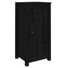 vidaXL Sideboards 2 Stk. Schwarz 39x35x80 cm Massivholz Kiefer