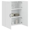vidaXL K&uuml;chenschrank Lucca Hochglanz Wei&szlig; 80 x 31 x 100 cm