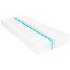 vidaXL Tagesbett mit Matratze USB Dunkelgr&uuml;n Stoff 90x200 cm
