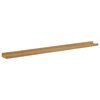 vidaXL Wandregal mit Regal 4 pcs Braun 100 x 9 x 3 cm Holzwerkstoff
