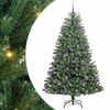 vidaXL K&uuml;nstlicher klappbarer Weihnachtsbaum Gr&uuml;n 180 cm