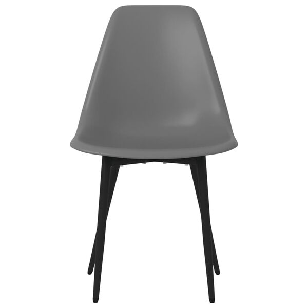 vidaXL Esszimmerst&uuml;hle 6 Stk. Grau PP