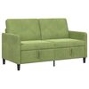 vidaXL Sofa mit Stauraum Hellgr&uuml;n 152 x 78 x 87 cm Polyester