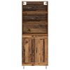 vidaXL Highboard 2 pcs Altholz Holzwerkstoff