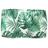 vidaXL Palettenkissenset 2 pcs Gr&uuml;nes Blattmuster 100 x 40 x 8 cm