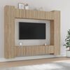 vidaXL 8-tlg. TV-Schrank-Set Sonoma-Eiche Holzwerkstoff