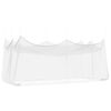 vidaXL Garten Moskitoschutznetz 220 Mesh Wei&szlig; 3 x 6 x 2,5 m Polyester