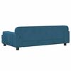 vidaXL Hundebett Blau 90x53x30 cm Samt