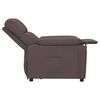 vidaXL Relaxsessel Dunkelbraun Stoff