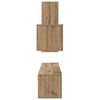 vidaXL TV-Schrankset mit Schubladen 4 pcs Artisan-Eiche Holzwerkstoff