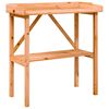 vidaXL Pflanztisch mit Ablage Braun 78x38x82,5 cm Massivholz Tanne