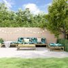 vidaXL 5-tlg. Garten-Lounge-Set mit Kissen Impr&auml;gniertes Kiefernholz