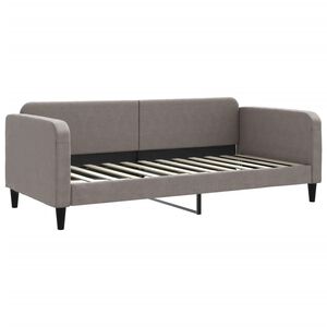 vidaXL Tagesbett Taupe 90x200 cm Stoff