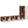 vidaXL TV-Schrankset Wandmontiert 3 pcs Altholz Holzwerkstoff