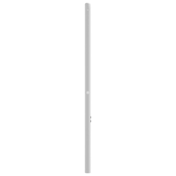 vidaXL Ersatz-Kopfteil Metall Wei&szlig; 100 cm