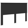 vidaXL Bettrahmen Schwarz 150 x 200 cm Massives Kiefernholz