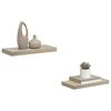 vidaXL Schwebende Wandregale 2 Stk. Eichefarben 50x23x3,8cm MDF