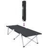 vidaXL Klapp Schlafbett f&uuml;rs Camping 2 pcs Schwarz