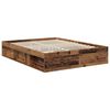 vidaXL Bettrahmen Altholz 150 x 200 cm Massives Kiefernholz