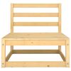 vidaXL 7-tlg. Garten-Lounge-Set Massivholz Kiefer