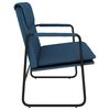 vidaXL Sitzbank Blau 100x64x80 cm Stoff