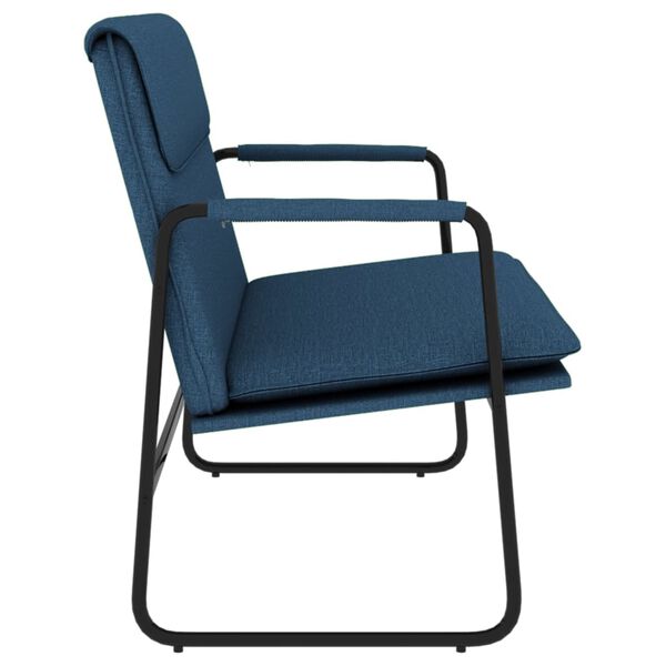 vidaXL Sitzbank Blau 100x64x80 cm Stoff