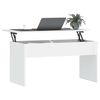 vidaXL Couchtisch Wei&szlig; 102x50,5x52,5 cm Holzwerkstoff