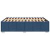 vidaXL Bettgestell ohne Matratze Blau 140x200 cm Stoff