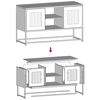 vidaXL TV-Schrank Anthrazit 68x39x60,5 cm Stahl