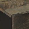 vidaXL Nachttisch Schwarz 50x33x60 cm Massivholz Mango