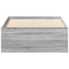 vidaXL Bettgestell Grau Sonoma 75x190 cm
