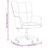 vidaXL Relaxsessel Blau Samt