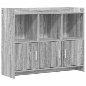 vidaXL Sideboard Grau Sonoma 98,5 x 33 x 80 cm Holzwerkstoff