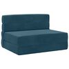 vidaXL Klappsofa Bett Blau 70 x 72 x 60 cm Stoff