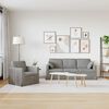 vidaXL Sofa 2 pcs Hellgrau