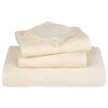 vidaXL Duscht&uuml;cher FROGN 2 Stk. Creme 70x140 cm 360 g/m&sup2;