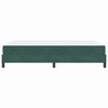 vidaXL Boxspringbett mit Matratze Dunkelgr&uuml;n 140 x 190 cm Stoff
