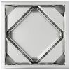 vidaXL Pflanzk&uuml;bel Silber 30 x 30 x 30 cm Verzinkter Stahl